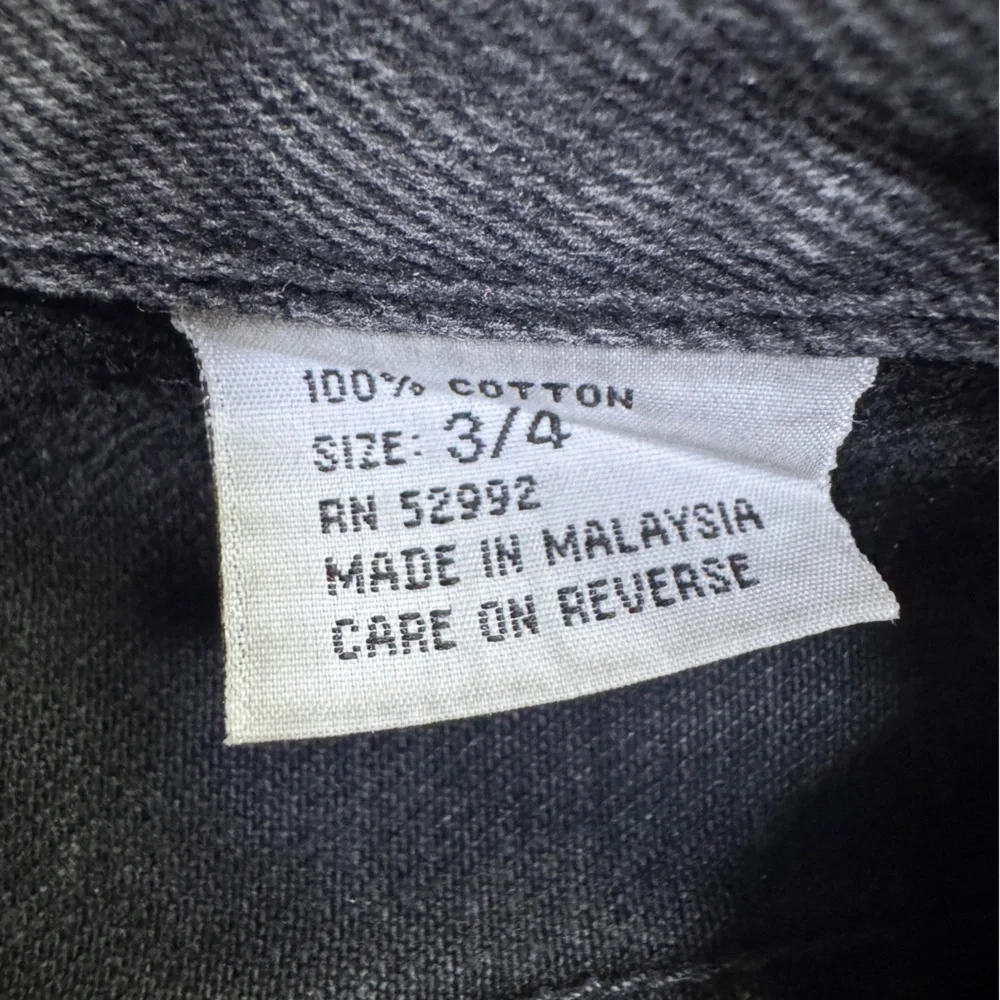 Jordache Vintage Basic Black Denim Jeans - Size 3/4 - Picture 8 of 12